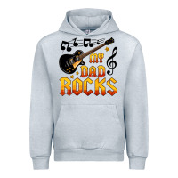 Heather Grey my dad rocks Urban Hoodie - HRA Design Shop