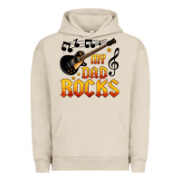 Pigment French Oak my dad rocks Urban Hoodie - HRA Design Shop