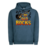 Pigment Midnight Navy my dad rocks Urban Hoodie - HRA Design Shop