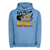 Pigment Pebble Blue my dad rocks Urban Hoodie - HRA Design Shop