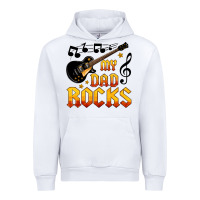 White my dad rocks Urban Hoodie - HRA Design Shop