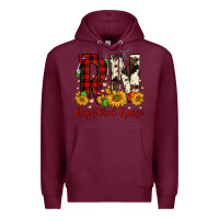 Burgundy christmas rn registered nurse Premium Hoodie - FaDigitalArtStudio