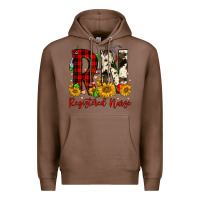 Chestnut christmas rn registered nurse Premium Hoodie - FaDigitalArtStudio