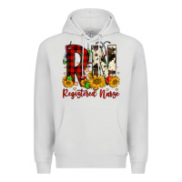 Dove Grey christmas rn registered nurse Premium Hoodie - FaDigitalArtStudio