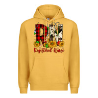 Mustard christmas rn registered nurse Premium Hoodie - FaDigitalArtStudio