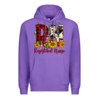 Purple christmas rn registered nurse Premium Hoodie - FaDigitalArtStudio