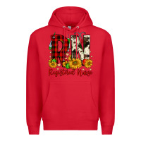 Red christmas rn registered nurse Premium Hoodie - FaDigitalArtStudio