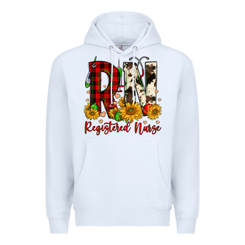 Christmas Rn Registered Nurse Premium Hoodie by FaDigitalArtStudio | Teevron