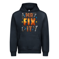 Navy mr fix it Urban Hoodie - HRA Design Shop