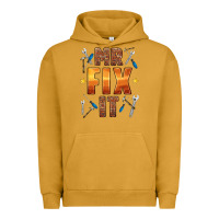 Pigment Peanut Butter mr fix it Urban Hoodie - HRA Design Shop