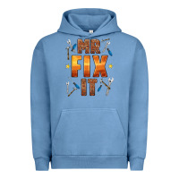 Pigment Pebble Blue mr fix it Urban Hoodie - HRA Design Shop