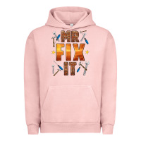 Pigment Salmon mr fix it Urban Hoodie - HRA Design Shop