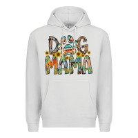 Dove Grey dog mama Premium Hoodie - RacoonDesign