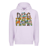 Lilac dog mama Premium Hoodie - RacoonDesign