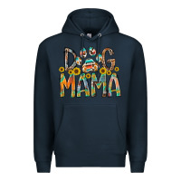 Navy dog mama Premium Hoodie - RacoonDesign