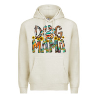 Oatmeal Heather dog mama Premium Hoodie - RacoonDesign