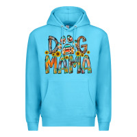 Ocean Blue dog mama Premium Hoodie - RacoonDesign