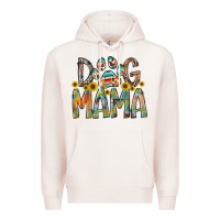 Pale Pink dog mama Premium Hoodie - RacoonDesign