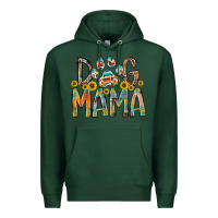 Sports Green dog mama Premium Hoodie - RacoonDesign