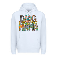 White dog mama Premium Hoodie - RacoonDesign