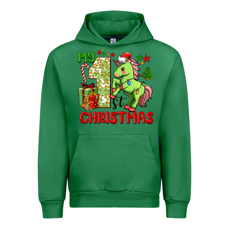 My First Christmas Unicorn Urban Hoodie by FaDigitalArtStudio | Teevron