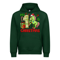 Forest Green my first christmas unicorn Urban Hoodie - FaDigitalArtStudio