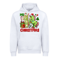 White my first christmas unicorn Urban Hoodie - FaDigitalArtStudio