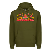 Army Green watermelon libbey cup Premium Hoodie - HRA Design Shop