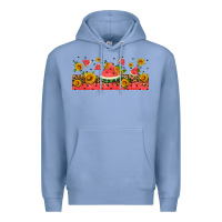Colony Blue watermelon libbey cup Premium Hoodie - HRA Design Shop