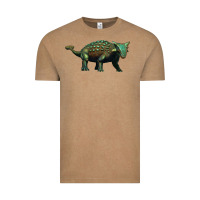 Vintage Coffee ankylosaurus Vintage Tee - Artiststas