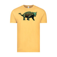 Vintage Mustard ankylosaurus Vintage Tee - Artiststas