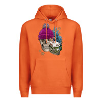 Carrot winter skeleton skull Premium Hoodie - FaDigitalArtStudio