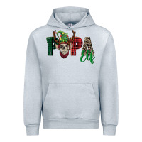 Heather Grey papa elf skull Urban Hoodie - FaDigitalArtStudio