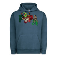 Pigment Midnight Navy papa elf skull Urban Hoodie - FaDigitalArtStudio