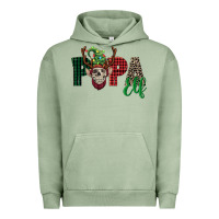 Pigment Oil Green papa elf skull Urban Hoodie - FaDigitalArtStudio
