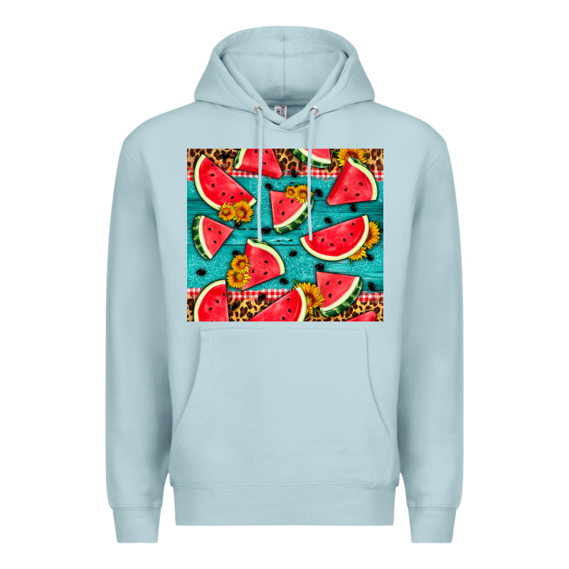 Watermelon And Sunflowers Premium Hoodie by HRA Design Shop | Teevron