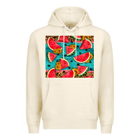 Tofu watermelon and sunflowers Premium Hoodie - HRA Design Shop