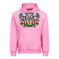 Fuchsia Pink summer mom Urban Hoodie - CowhideDigitalArt