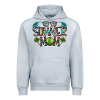 Heather Grey summer mom Urban Hoodie - CowhideDigitalArt