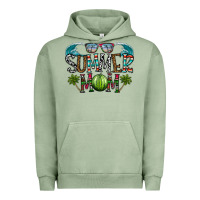 Pigment Oil Green summer mom Urban Hoodie - CowhideDigitalArt