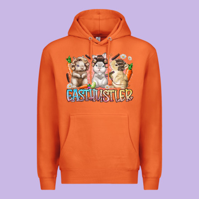 East Hustler Premium Hoodie Designed By Racoondesign