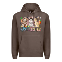 Coffee east hustler Premium Hoodie - RacoonDesign