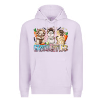 Lilac east hustler Premium Hoodie - RacoonDesign