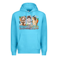 Ocean Blue east hustler Premium Hoodie - RacoonDesign