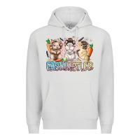 Dove Grey east hustler Premium Hoodie - RacoonDesign