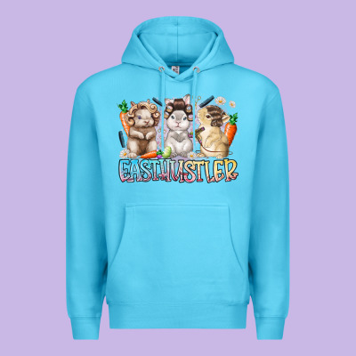 East Hustler Premium Hoodie Designed By Racoondesign