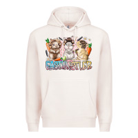 Pale Pink east hustler Premium Hoodie - RacoonDesign