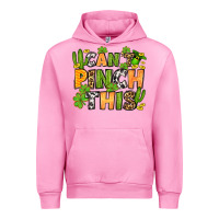 Fuchsia Pink St. Patrick's Can't pinch this Urban Hoodie - OliviaCreatesArt
