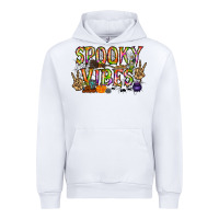 White spooky vibes Urban Hoodie - RacoonDesign