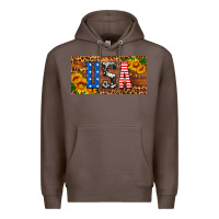 Coffee usa sunflowers license plate Premium Hoodie - HRA Design Shop